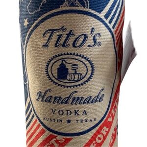 Tito's Vodka Stars & Stripes Canvas Bottle Bag x Pets for Vets